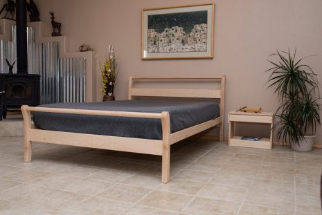 Nomad Furniture Taos Sleigh Bed Frame, Non Toxic Twin Xl Bed Frame