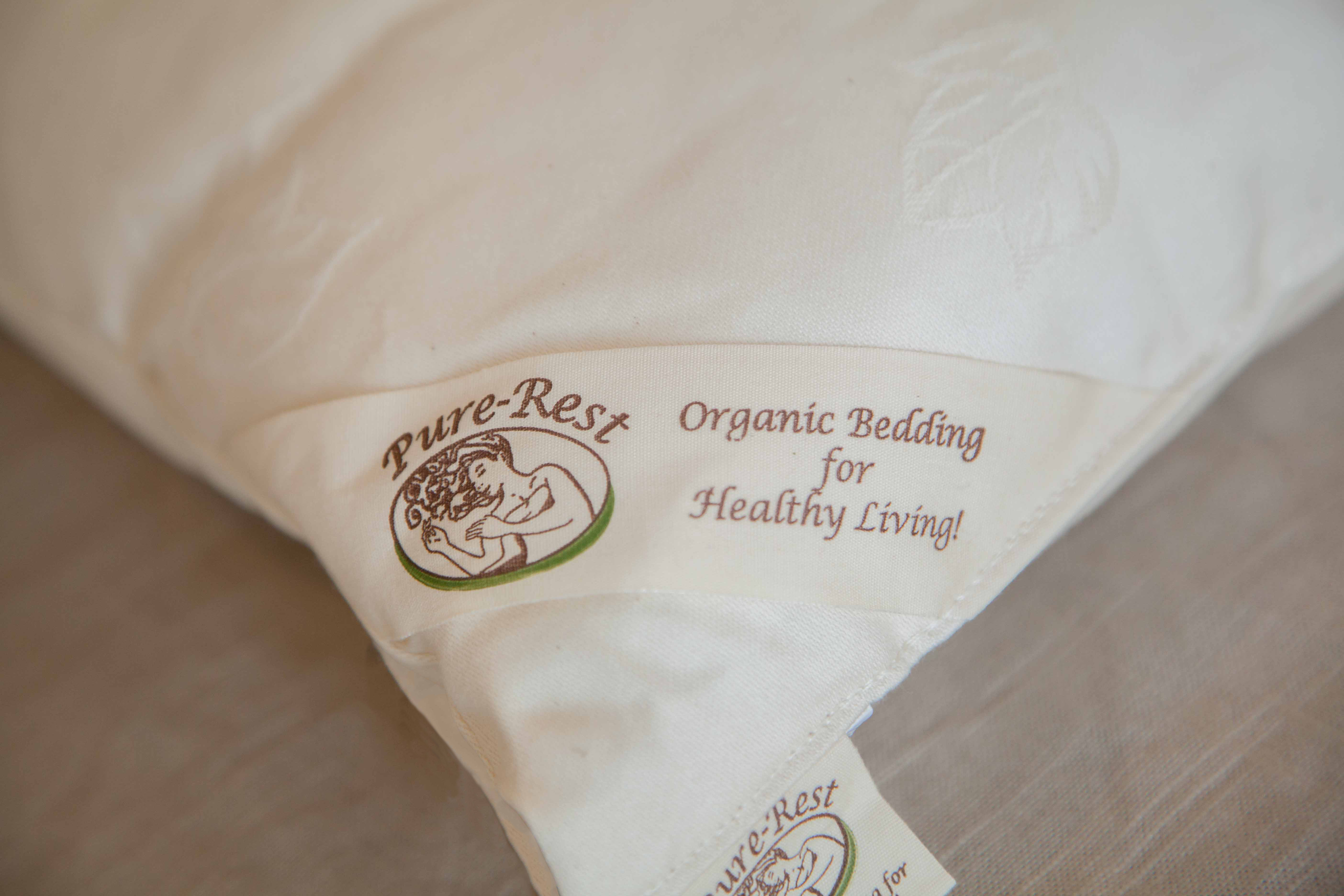 pure rest organic nursing pillow