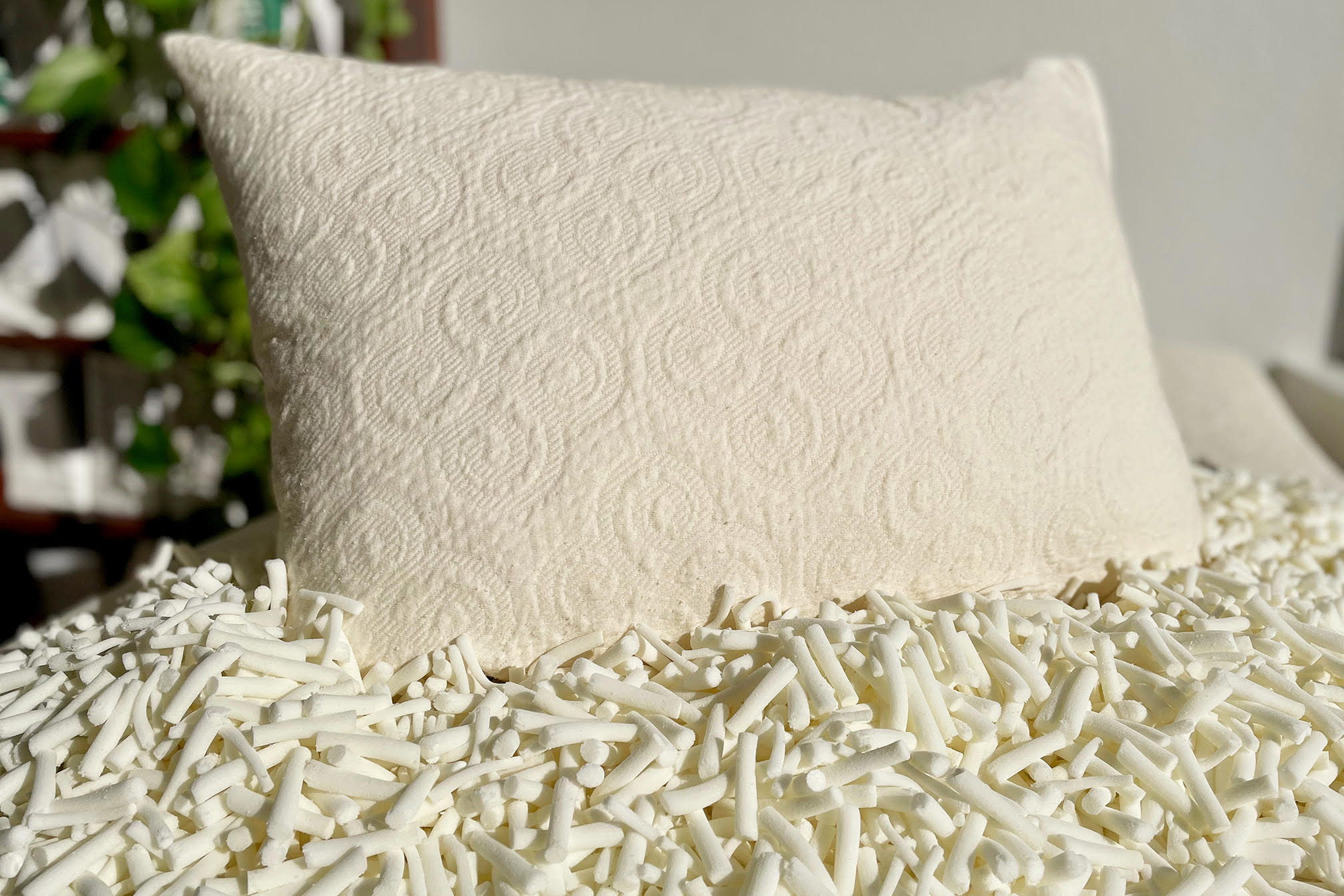 Organic Cotton Pillow With Natural Latex & Kapok Fill