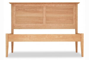 Canterbury Panel Bed with Low Footboard by Maple Corner Woodworks