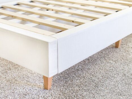 Organic Upholstered Platform Bed
