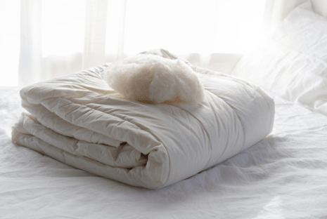 Holy Lamb Organics Wool Comforter, Twin / Extra Warmth